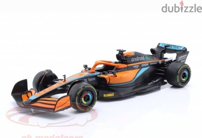 Mclaren MCL36 F1 diecast car model 1:24. 2