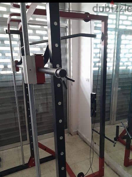 Smith machine lat pull down pull up bar and row 03027072 GEO SPORT 2