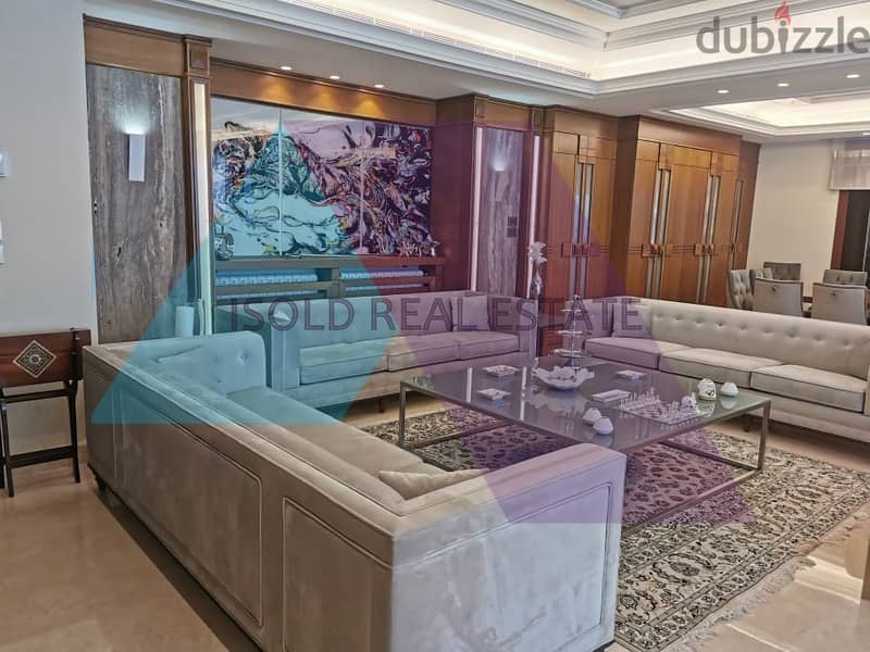 Luxurious furnished 400m2 apartment + 600m2 garden for sale in Adma 4