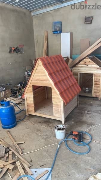 Wooden Dog Houses بيوت كلاب 16