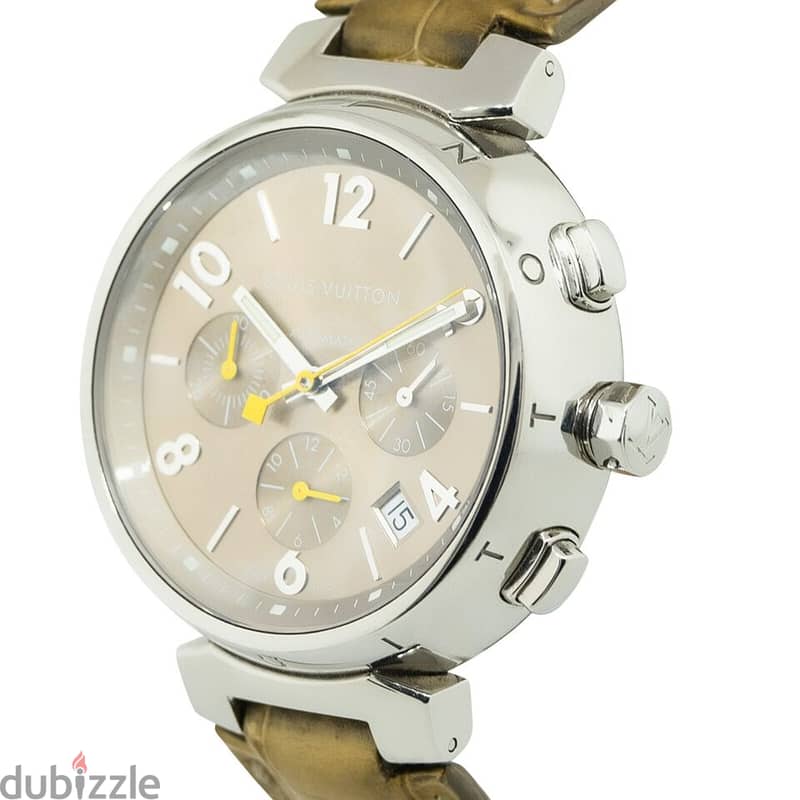 Louis Vuitton Q1122 Tambour Chronograph Men's Watch 1