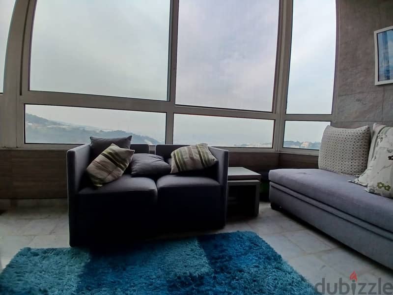 L14698-Apartment With Great Sea And Mountain View for Sale In Bsalim 3