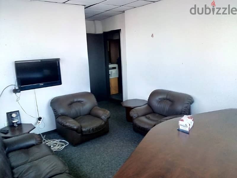 110 Sqm | Fully Furnished Office For Rent in Sin El Fil 2