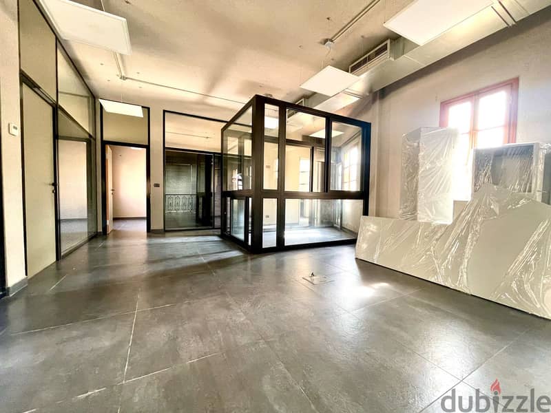 JH24-3285 270m office with terrace for rent in Downtown Beirut ,$ 2900 1