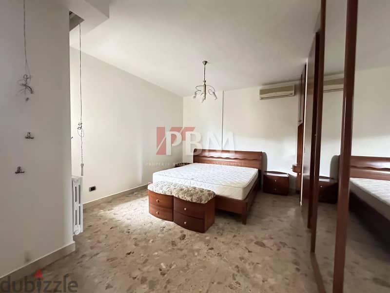 Comfortable Apartment For Rent In Achrafieh | Parking | 170 SQM | 5