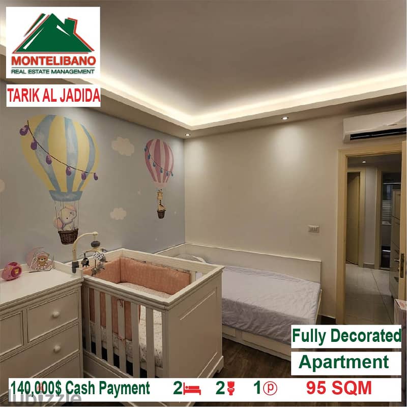 140,000$ Cash Payment!! Apartment for sale in Tarik Al Jadida!! 3