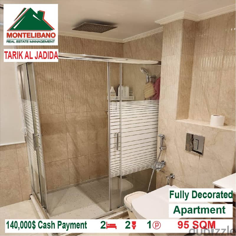 140,000$ Cash Payment!! Apartment for sale in Tarik Al Jadida!! 6
