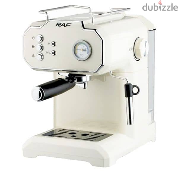 espresso machine retro white  مكنة قهوة 3