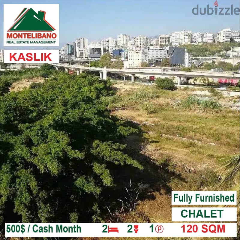500$ Fully Furinished Chalet for rent located in Kaslik!!!! 0