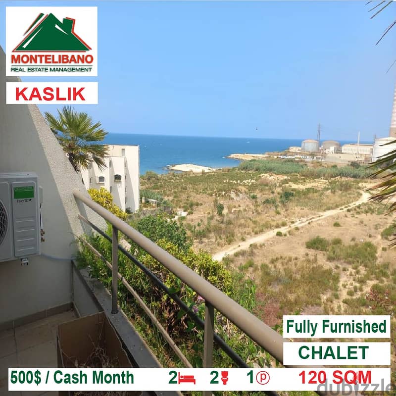 500$ Fully Furinished Chalet for rent located in Kaslik!!!! 1