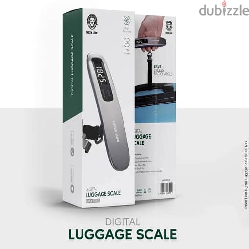 Green Lion Digital Luggage Scale 50KG Max 2