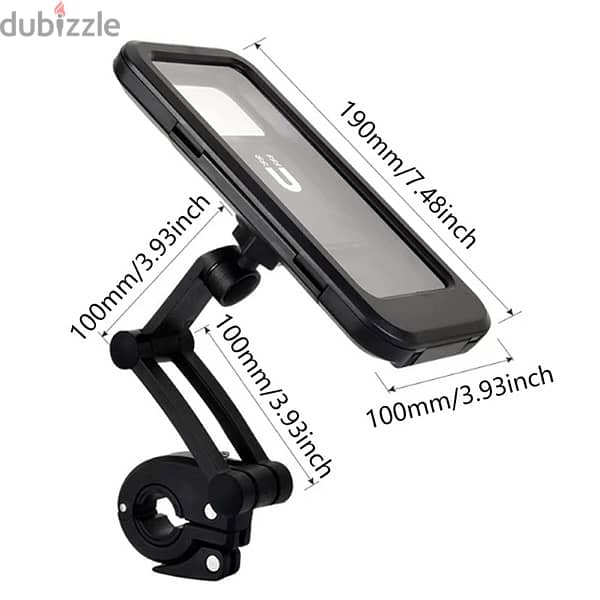 Phone holder for motorcycle and bicycle 4