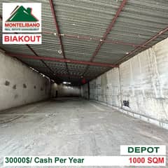 30000$!! Depot for rent located in Biakout