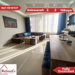 Fully furnished apartment in Dekwaneh شقة مفروشة بالكامل في الدكوانة