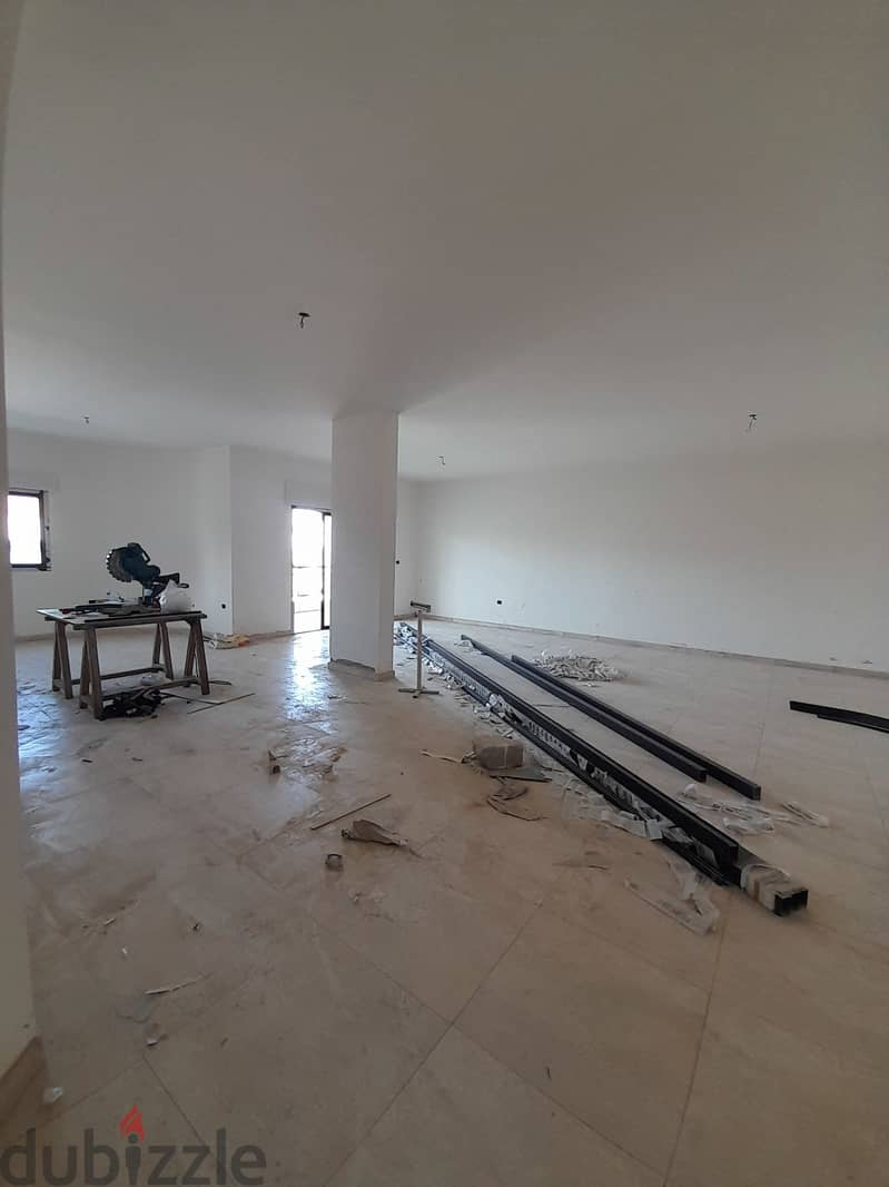 220 SQM Renovated Apartment in Bikfaya, Metn with Partial View 1