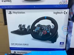 logitech g923 on ps5-ps4-pc-ps3 (NEW sealed) 0