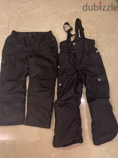 pant and overall for ski 15$ each 0