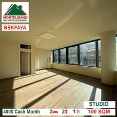 400$!! Studio for rent located in Bekfaya