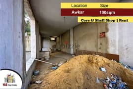 Awkar 100m2 | Rent | Core and shell | Shop/Office | Prime Location | M 0