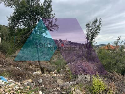 950m2 land+open view for sale in Aanaya/Jbeil - أرض للبيع في عناية