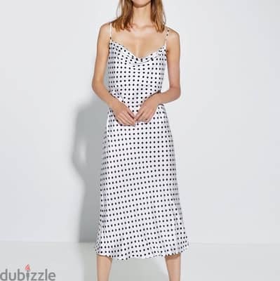 Zara polka dot dress