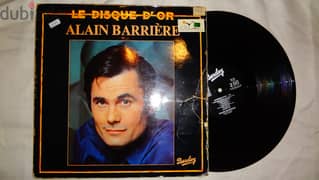 Alain Barriere disque d or vinyl