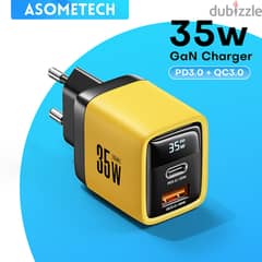ASOMETECH 35W GaN Fast Charger 0