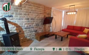 New Fully Furnished Chalet For sale in Faraya!