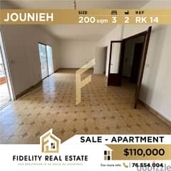 Apartment for sale in Jounieh RK14 0