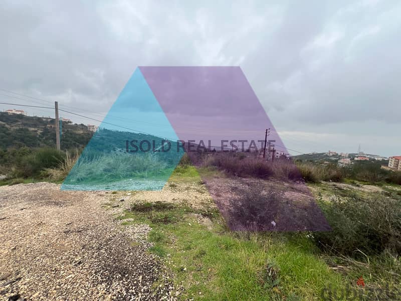 930 m2 land + open view for sale in Ras osta - أرض للبيع في راس اسطة 3