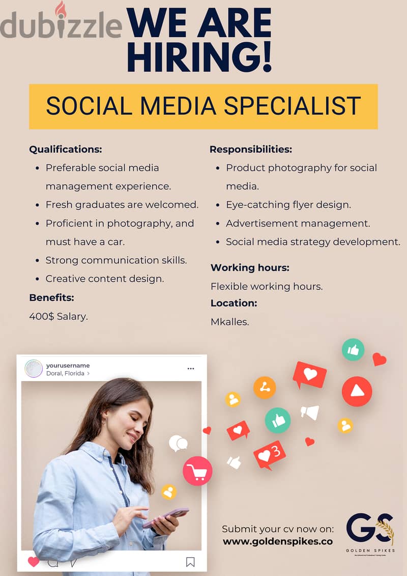 Social Media Specialist 1