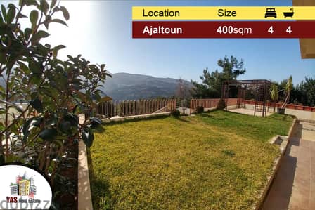 Ajaltoun 400m2 | 400m2 Gardens | Panoramic View | Super Luxurious |