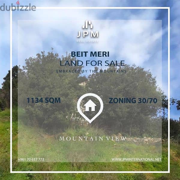 Land for sale in Beit Mery ارض للبيع في بيت مري 0