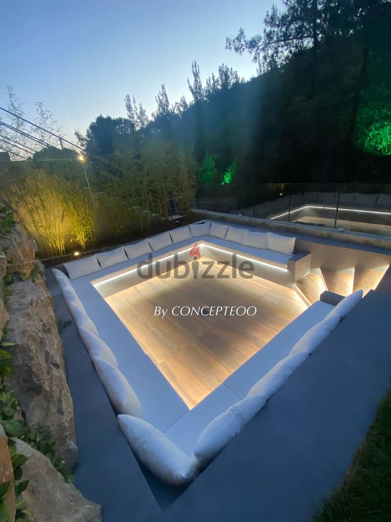 Baabdat Luxe: Garden & Pool Apartment 3