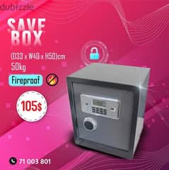 Safe Box (D33 x W40x H50) cm 17kg 0