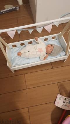baby crib without doll