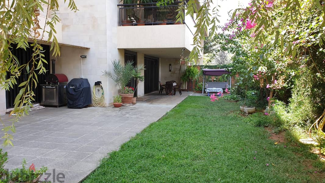 Fully Furnished Apartment with Garden and Terrace for Rent in Broumana 15