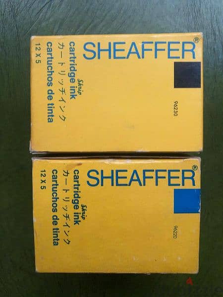 SHEAFFER Black/Blue cartridge made in USA by Sheaffer 2