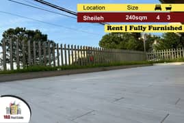 Sheileh 240m2 | 100m2 Terrace | Rent | Furnished | Brand new | EL |