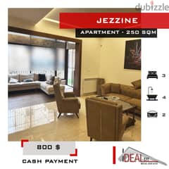 High end Furnished Apartment for rent in Jezzine 250 sqm ref#jj26065