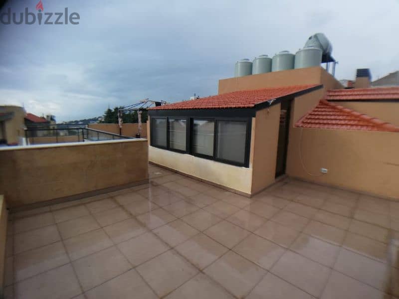 ballouneh Furniched roof top 100m indoor 200m terrace Panoramic 300$ 1