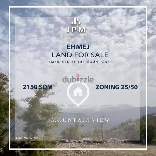 Hot Deal Land for sale in Ehmej/Mechmech ارض للبيع في المجلس مشمش 0