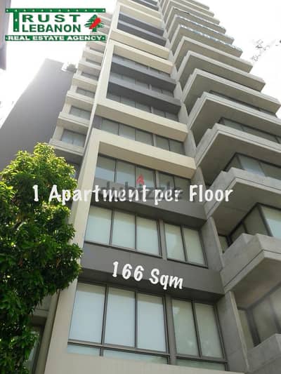 Brand New Apartments for sale in Sioufi Achrafieh | 166 sqm