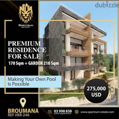 BROUMANA PRIME (400SQ) WITH GARDEN , (BR-246)
