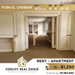 Apartment for rent in Furn el Chebbak JS18