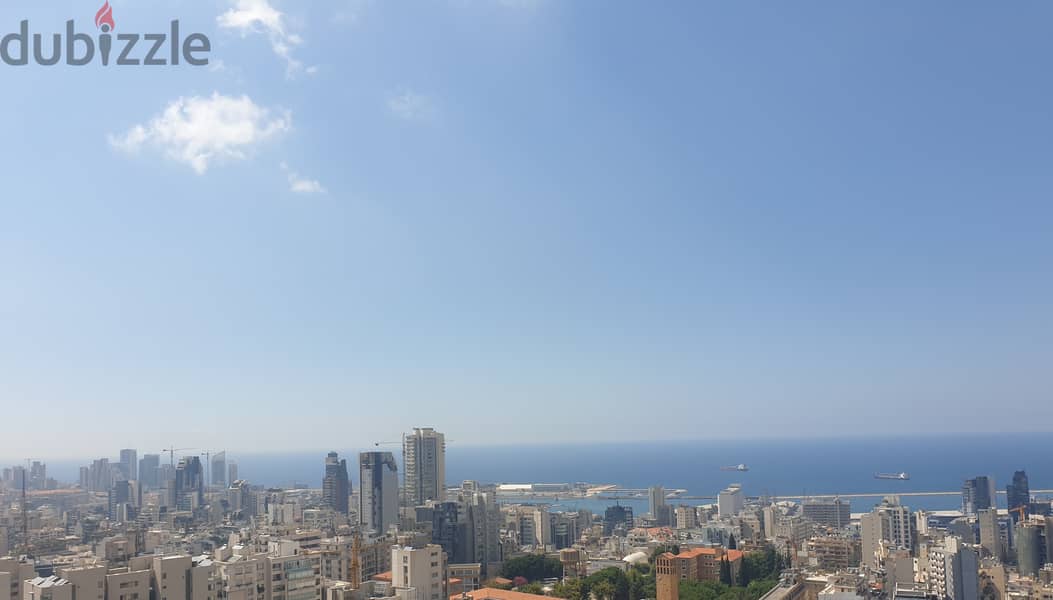 Apartment for sale in Achrafieh (Open Panoramic Sea&Mountain View) 1