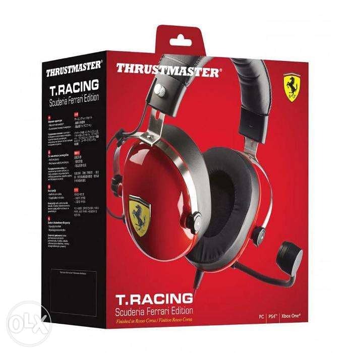 Thrustmaster T. racing Scuderia Ferrari Headphones 1