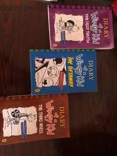 3 Diary of a Wimpy Kid books