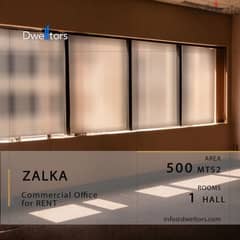 Office for rent in ZALKA - 500 MT2 - 1 Room