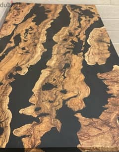 Resin dining table